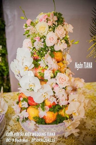 Lễ ăn hỏi đẹp , trang trí tư gia ngày cưới hỏi