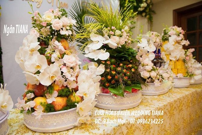 Lễ ăn hỏi đẹp , trang trí tư gia ngày cưới hỏi