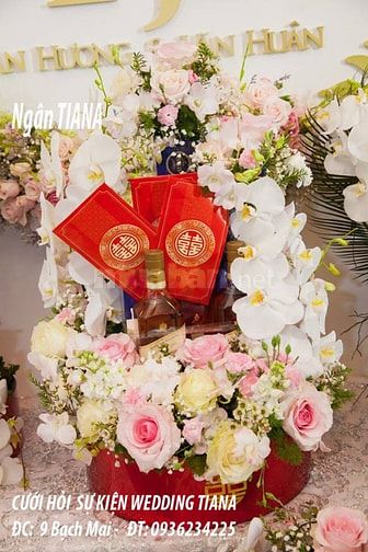 Lễ ăn hỏi đẹp , trang trí tư gia ngày cưới hỏi