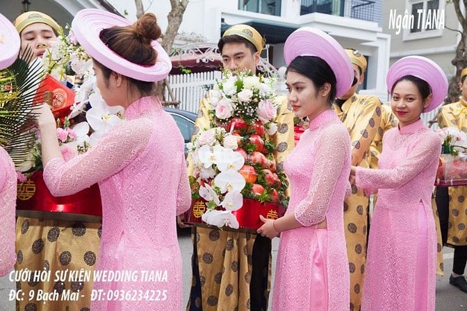 Lễ ăn hỏi đẹp , trang trí tư gia ngày cưới hỏi
