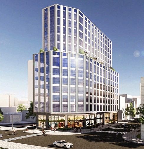 Building mới 12 tầng x 800m2 giáp Lê Văn Lương cho thuê toàn bộ luôn