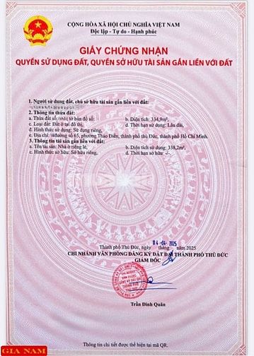 BÁN BIỆT THỰ SÂN VƯỜN GÓC 2 MẶT TIỀN : 7 ĐƯỜNG SỐ 65 - P. THẢO ĐIỀN 