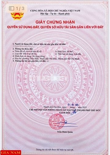 BÁN BIỆT THỰ SÂN VƯỜN GÓC 2 MẶT TIỀN : 7 ĐƯỜNG SỐ 65 - P. THẢO ĐIỀN 