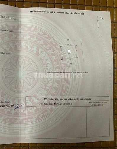 Bán nhà ngõ 54 Ngọc Hồi, Hoàng liệt - 30m2, MT 5m, mặt ngõ Ôtô đỗ cửa