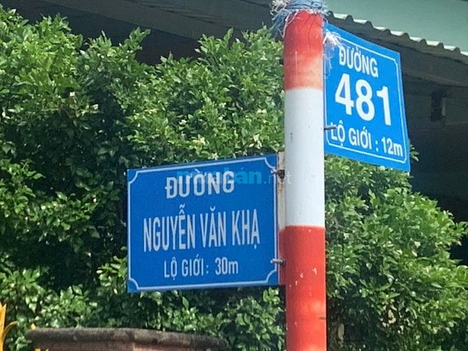 BÁN LÔ ĐẤT MẶT TIỀN ĐƯỜNG 481, NGUYỄN VĂN KHẠ – PHẠM VĂN CỘI, CỦ CHI