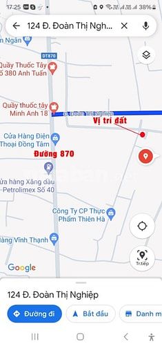 Chỉ 660tr có 141m2 đất thổ cư Mỹ Tho, hẻm ô tô Đoàn Thị Nghiệp, TG