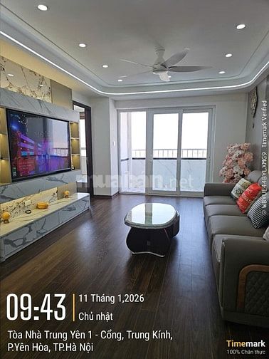 Chính chủ! Bán căn hộ TRUNG YÊN 1-125M2, 4PN-3WC, nhà đẹp!