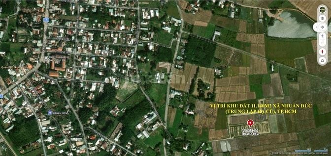 Bán 9.330 m2 đất xã Nhuận Đức (Trung Lập Hạ, H.Củ  Chi cũ), TP.HCM