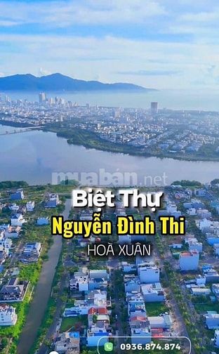 Chào bán đất biệt thự Nguyễn Đình Thi, Hoà Xuân, Cẩm Lệ, Đà Nẵng