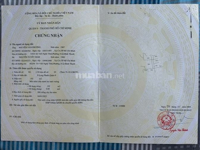 Khu nhà vườn gần vinhome quận 9,liền kề  đường số 4 , giá 10triệu/m2