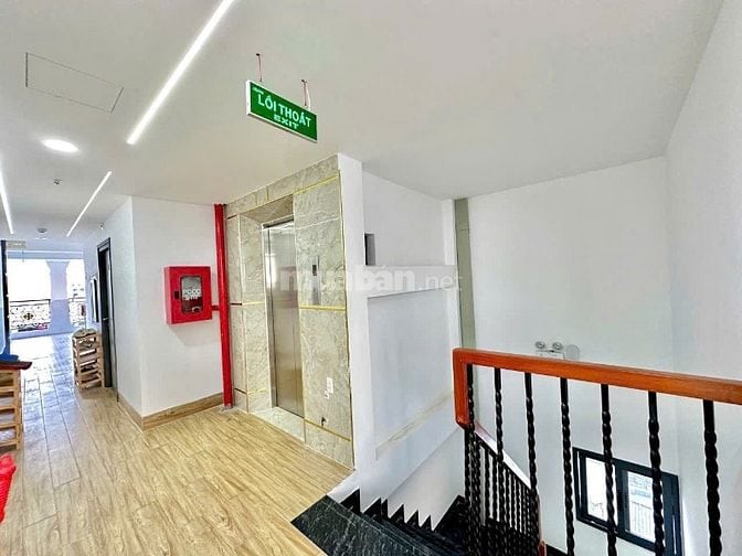BÁN CHDV 6 TẦNG MỚI XÂY 354M2 62P DOANH THU ~280TR NGAY NGÃ TƯ BỐN XÃ 
