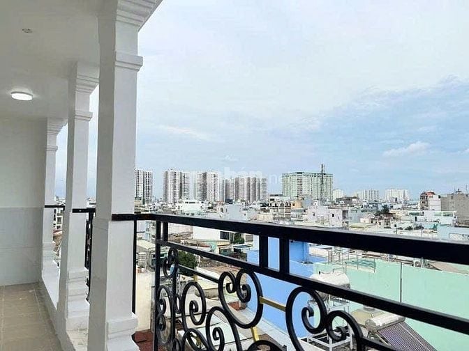 BÁN CHDV 6 TẦNG MỚI XÂY 354M2 62P DOANH THU ~280TR NGAY NGÃ TƯ BỐN XÃ 