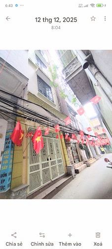 Bán nhà nghach 64 số 57 ngõ Thông Phong, dt:40mx 6 tg,gia :12ty