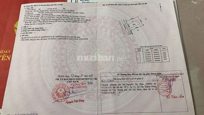 Tôi bán xưởng góc 2 MT đường xe tải 157, Tân Thạnh Đông, Hồ Chí Minh, 