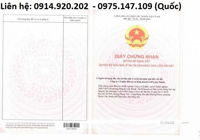 Cập nhật Rổ hàng đất nền Khu Phú Gia, Dự án Biên Hoà New City mới nhất
