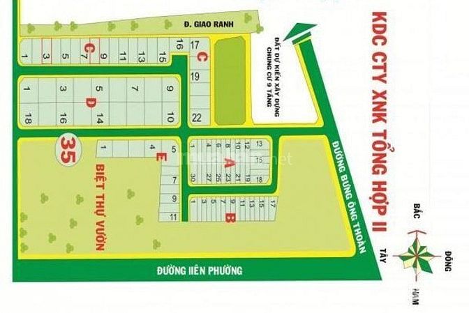 Bán đất nền giá siêu tốt dự án Xuất nhập khẩu TH2, đường Bưng ÔngThoàn