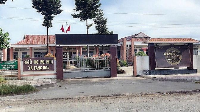BÁN ĐẤT 406,2M2 GCĐ TIỀN GIANG  GẦN UBND XÃ TĂNG HOÀ SHR HXH SÁT MT  