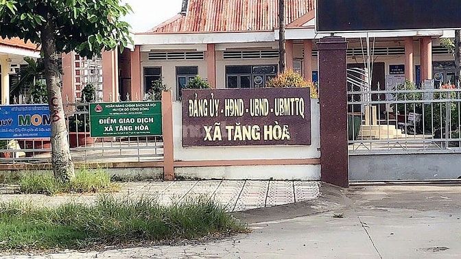 BÁN ĐẤT 406,2M2 GCĐ TIỀN GIANG  GẦN UBND XÃ TĂNG HOÀ SHR HXH SÁT MT  