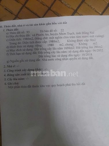 Bán Gấp Đất Đường Lê Hồng Phong Nhơn Trạch Giá Rẻ 