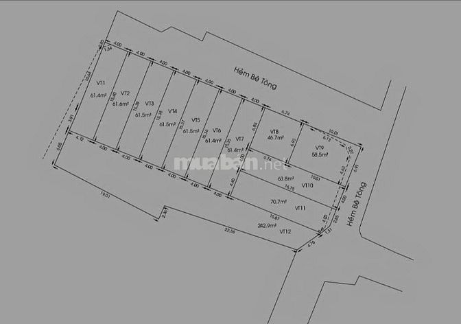 Chỉ còn vài nền đất phân lô đường 5m Phan Văn Hơn, Quận 12, 4x17, 4tỷ3
