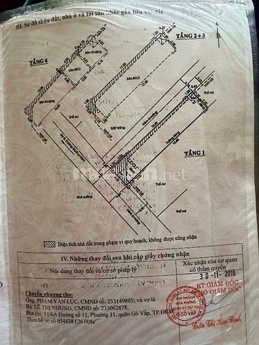 Bán nhà 3 lầu (4x20) 256/1/6 Dương Quảng Hàm p5 Gò Vấp (9 phòng f)