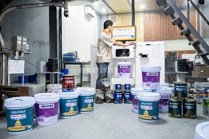 Cần tuyển 05 nam LĐPT làm sản xuất sơn nước