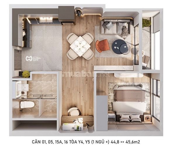 Bán cc Imperia Signature, tòa A, đô thị Vinhomes Global Gate (Cổ Loa)