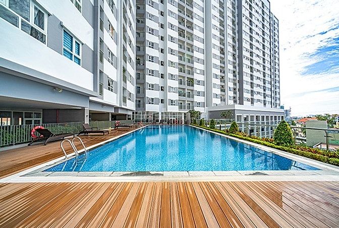 Bán căn hộ 69m2 view hồ bơi, 2PN, 2WC full nội thất cao cấp - 510 KDV
