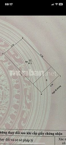 Bán Nhà PLo Thái Hà dt 66m2 Mt 5,45m xây 4T ngõ 3m giá 18,8 tỷ.