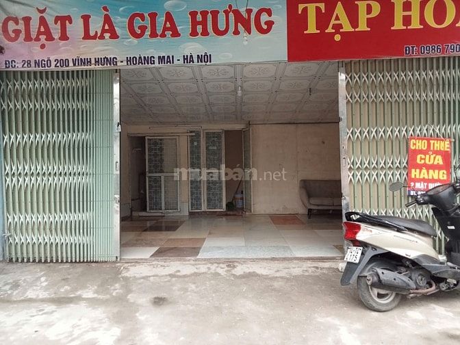 Chính chủ cho thuê cửa hàng 2 mặt đường.