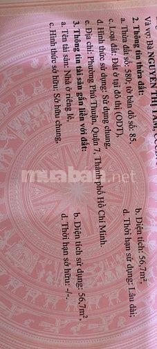 Bán đất hẻm ô tô 1135 Huỳnh Tấn Phát, thông ra đường Đào Trí