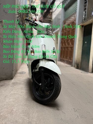 Thanh Lys Xe Tay Ga Attila 50cc SYM, Chính Chủ, Bảo Hành 3 Năm.