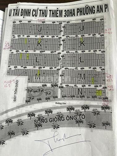 Bán nhanh đất nền Nam Rạch Chiếc , p An Phú  ( Tái Định Cư 30ha ) 