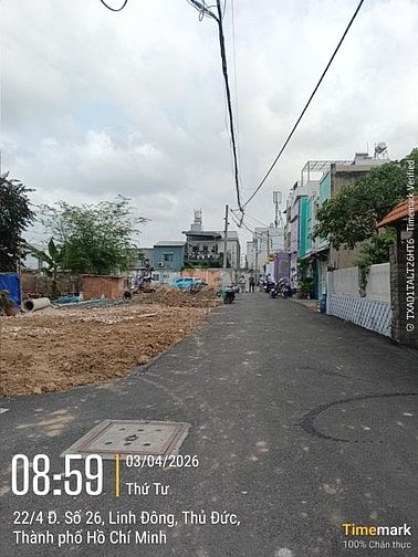 Đất Linh Đông Hẻm Ô Tô Đường 22 
