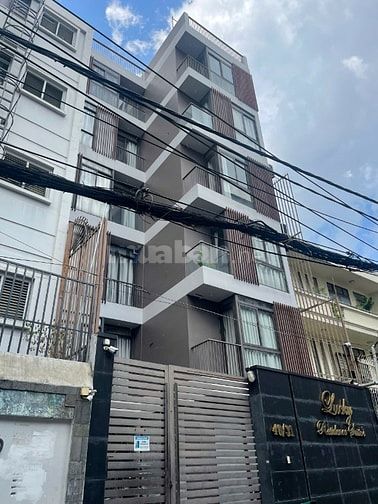 Bán Tòa CHDV 7 tầng thu nhập 6500$/tháng Nguyễn Cửu Vân, Q.BT, 52 tỷTL