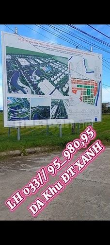 Đất 2 mặt tiền lớn TT DIÊU TRÌ, sát đường TRÀN BÁ,gần khu ĐT XANH DTrì