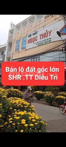 Đất 2 mặt tiền lớn TT DIÊU TRÌ, sát đường TRÀN BÁ,gần khu ĐT XANH DTrì