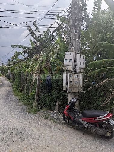 Đất full thổ cư 2 mặt tiền đường hướng ra bờ sông Vàm Cỏ Đông