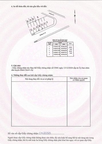 CẦN BÁN 9 LÔ ĐẤT THỔ CƯ BÌNH HƯNG, QUY ĐỨC , ĐA PHƯỚC .