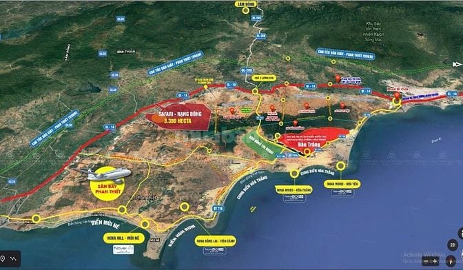 Bán Lô Đất 12115 m2 Hòa Thắng - Bình Thuận