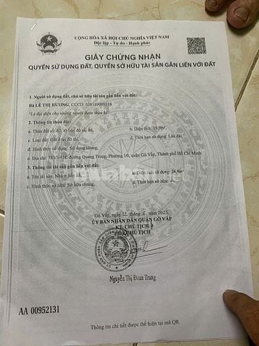 Bán nhà hẻm 383 Quang Trung thích hợp cặp vợ chồng trẻ, chỉ có 1,7 tỷ