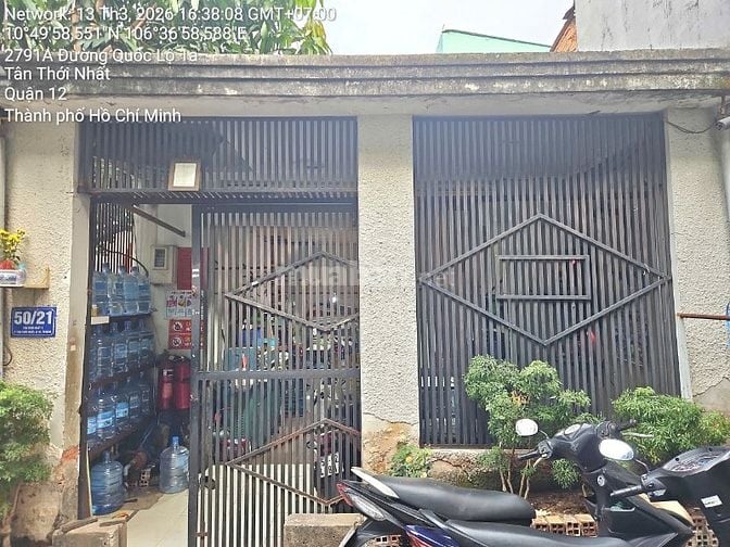 Chính Chủ bán nhà hẻm xe hơi đường Tân Thới Nhất 01, Q12, 5x20, 5,2tỷ