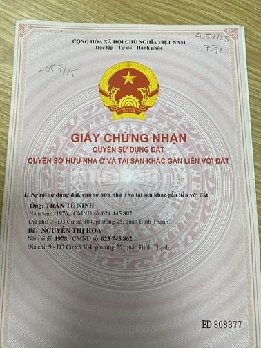 Chính chủ bán gấp căn hộ chung cư Thế Kỷ 21, 86 Tân Cảng, Bình Thạnh