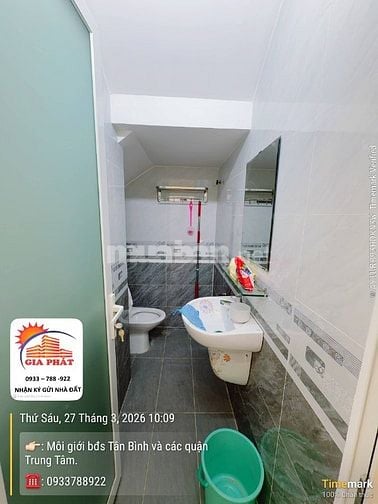 Nhà mặt tiền đẹp 42 Lê Lai- Bàu Cát , dt:3,8x16m. 3 tầng. 11tỷ2