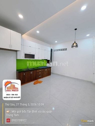 Nhà mặt tiền đẹp 42 Lê Lai- Bàu Cát , dt:3,8x16m. 3 tầng. 11tỷ2