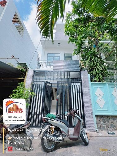 Nhà mặt tiền đẹp 42 Lê Lai- Bàu Cát , dt:3,8x16m. 3 tầng. 11tỷ2