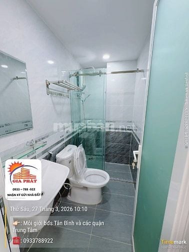 Nhà mặt tiền đẹp 42 Lê Lai- Bàu Cát , dt:3,8x16m. 3 tầng. 11tỷ2