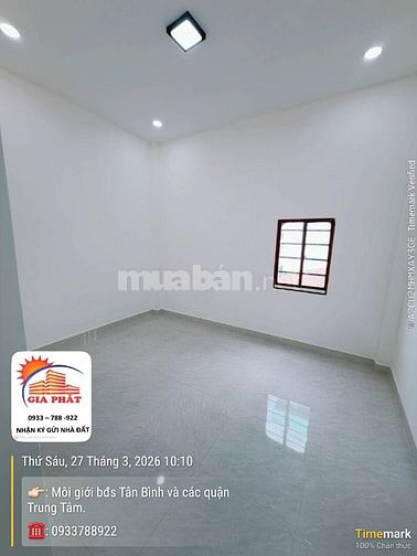 Nhà mặt tiền đẹp 42 Lê Lai- Bàu Cát , dt:3,8x16m. 3 tầng. 11tỷ2