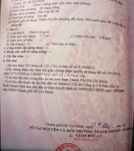Bán Nhà KDC 13E, xã Bình Hưng, Bình Chánh.