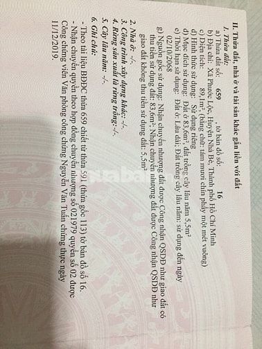 Chính chủ bán 90m2 xd tự do, Đào Sư Tích, Xã Nhà bè, Tp.Hcm